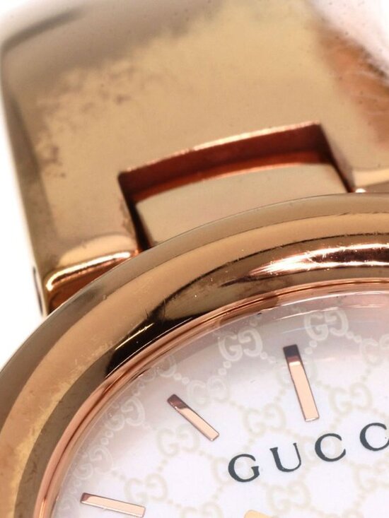 Gucci 134.5 GG Shell Bangle Watch Pgp - Picture 15 of 15